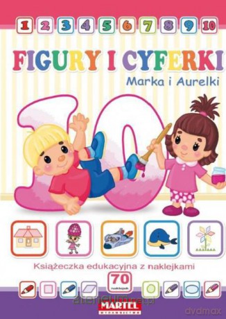 Figury i Cyferki Marka i Aurelki - z naklejkami [KSIĄŻKA]