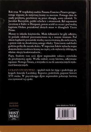 Krew wojowników tom V: Zapomniany konkwistador - Łukasz Czeszumski [KSIĄŻKA]