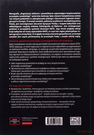Organizacje militarne i pozamilitarne zapewniające bezpieczeństwo Przesmyku Suwalskiego - Andrzej Sęk [KSIĄŻKA]