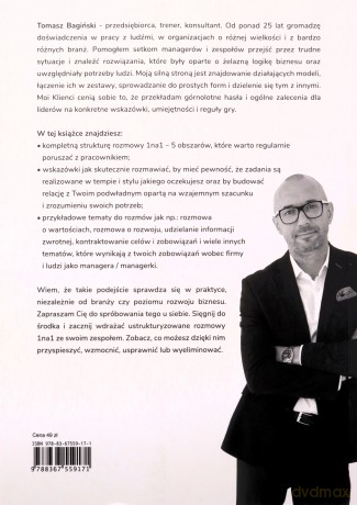 Praktyczny podręcznik o tym jak prowadzić managerskie rozmowy 1na1 - Tomasz Bagiński [KSIĄŻKA]