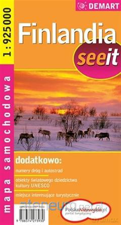 Finlandia see it - mapa samochodowa [KSIĄŻKA]