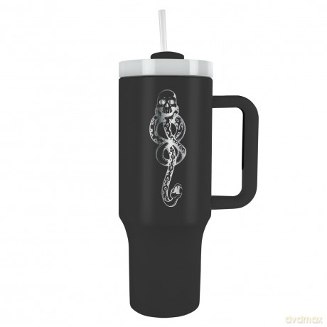 Harry Potter Czarna Magia kubek podróżny ze słomką (1180 ml)