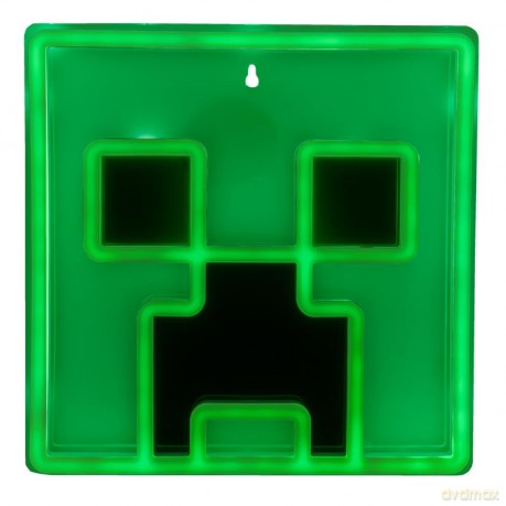Minecraft Creeper Wall Mountable LED Neon Light (high: 25 cm)