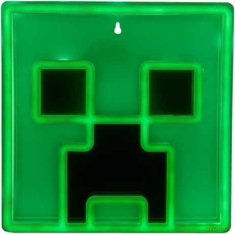 Minecraft Creeper Wall Mountable LED Neon Light (high: 25 cm)