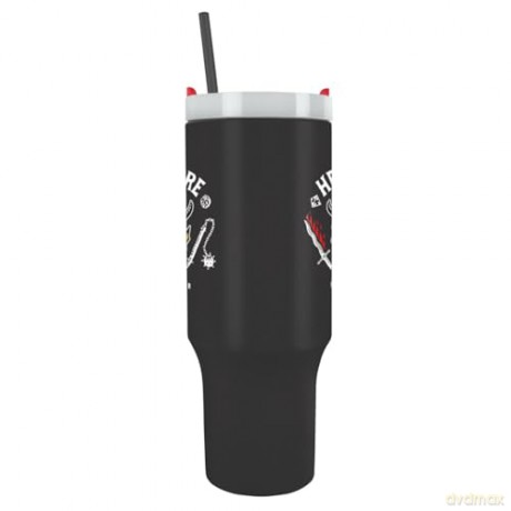 Stranger Things (Hellfire club) kubek podróżny ze słomką (1180 ml)