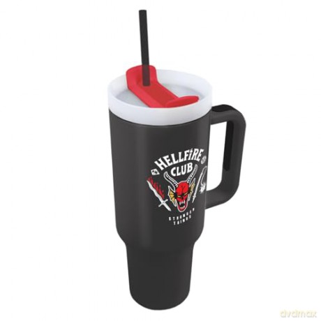 Stranger Things (Hellfire club) kubek podróżny ze słomką (1180 ml)
