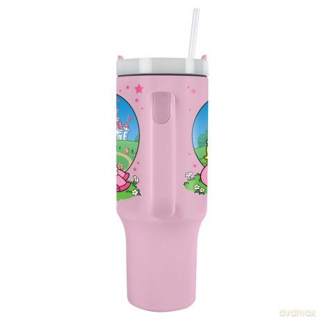 Super Mario (Peach) kubek podróżny ze słomką (1180 ml)