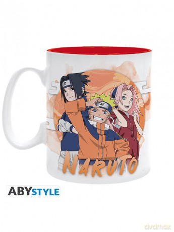 NARUTO SHIPPUDEN - Kubek - 460 ml - Past and present
