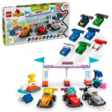 LEGO Duplo Bolidy i Kierowcy F1 (10445) [KLOCKI]