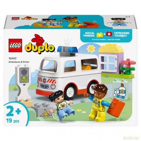 LEGO Duplo Karetka z kierowcą (10447) [KLOCKI]