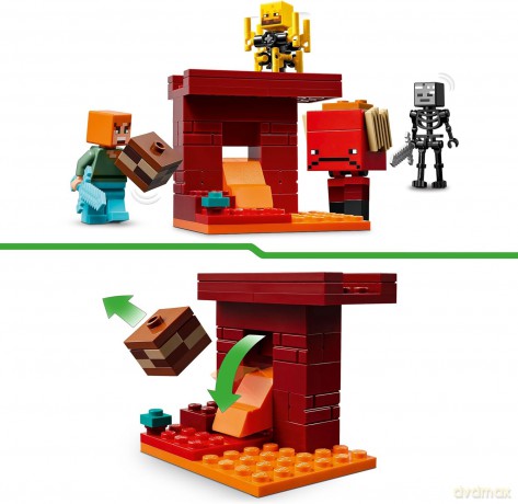 LEGO Minecraft Bitwa na moście Netheru (21266) [KLOCKI]