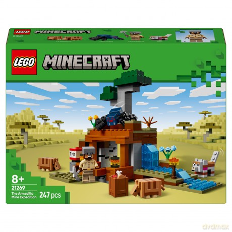 LEGO Minecraft Wyprawa do kopalni pancernej (21269) [KLOCKI]