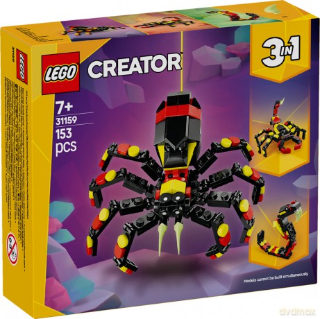 LEGO Creator Dzikie zwierzęta: rozwinięty pająk (31159) [KLOCKI]