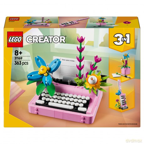 LEGO Creator Maszyna do pisania z kwiatami (31169) [KLOCKI]