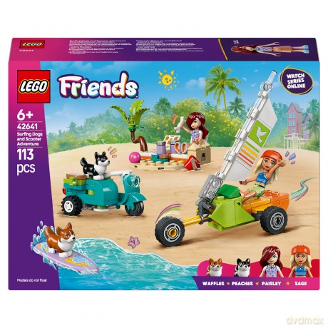 LEGO Friends Przygoda z surfującymi psami i skuterem (42641) [KLOCKI]