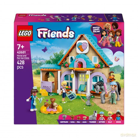LEGO Friends Koń i lecznica dla zwierząt (42651) [KLOCKI]