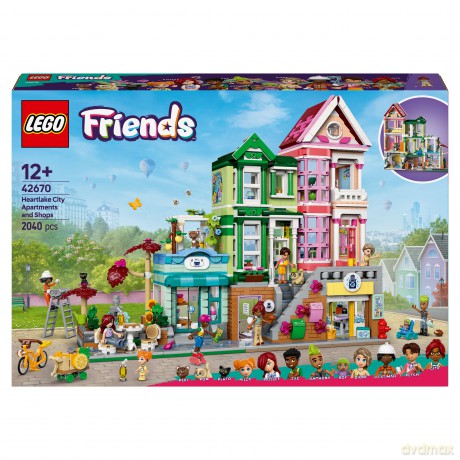LEGO Friends Mieszkania i sklepy w mieście Heartlake (42670) [KLOCKI]