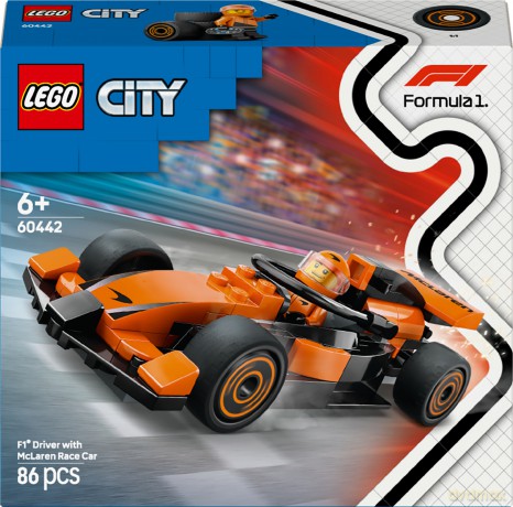 LEGO City F1 Kierowca i bolid McLaren (60442) [KLOCKI]