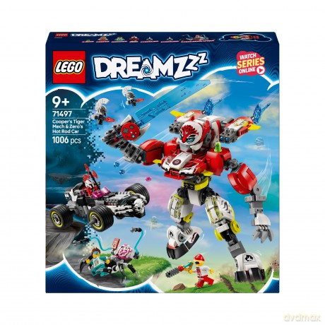 LEGO Dreamzzz Tygrysi mech Coopera i hot rod Zero (71497) [KLOCKI]