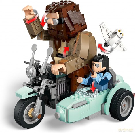 LEGO Harry Potter Przejażdżka motocyklowa Hagrida i Harry'ego (76443) [KLOCKI]