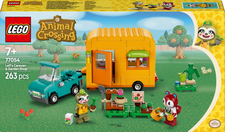 LEGO Animal Crossing Leif i Jego Karawan Oraz Sklep Ogrodniczy (77054) [KLOCKI]