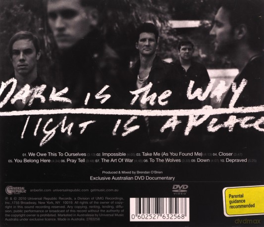 Anberlin: Dark Is The Way Light Is Place (Dlx) [2CD]