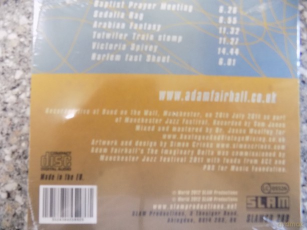 Fairhall Adam: The Imaginary Delta [CD]