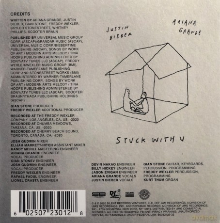 Justin Bieber Ariana Grande: Stuck With You -Cds- [CD]