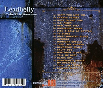 Leadbelly: Take This Hammer [CD]