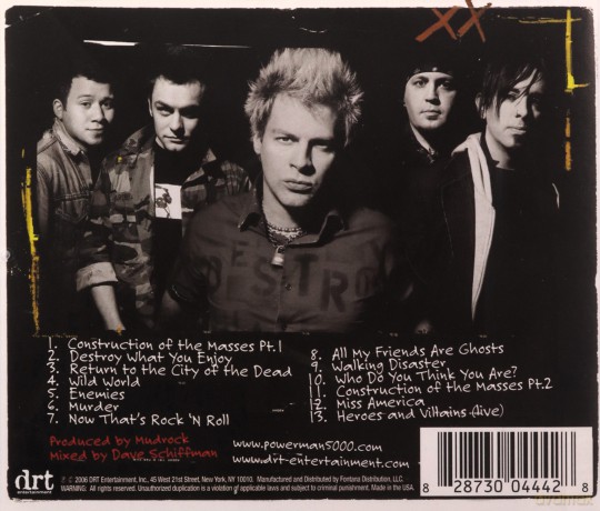 Powerman 5000: Destroy What You Enjoy [CD]