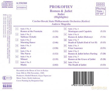 Prokofiev: Prokofiev/romeo and Juliet [CD]