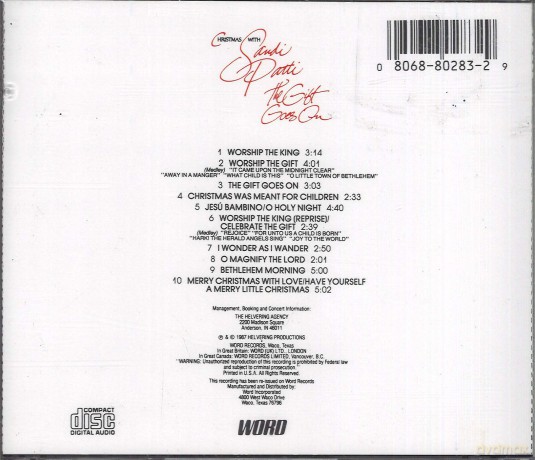 Sandi Patti: The Gift Goes On [CD]