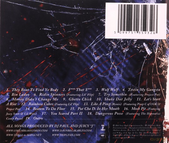 Three 6 Mafia: Da Unbreakables [CD]
