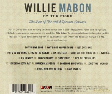 Willie Mabon: Im the Fixer: The Best of the u.s.a. Sessions [CD]