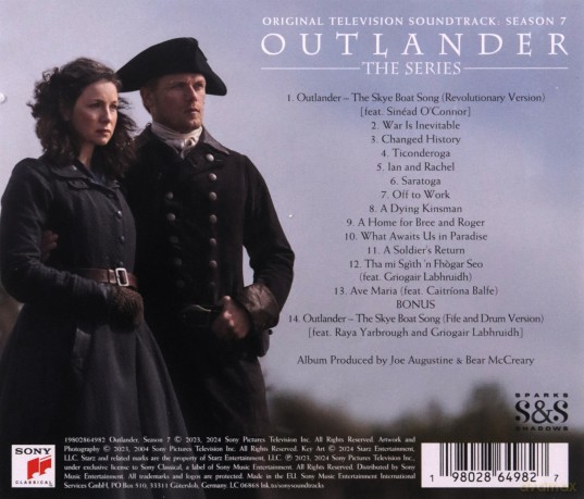 Outlander: Season 7 soundtrack (Bear McCreary) [CD]