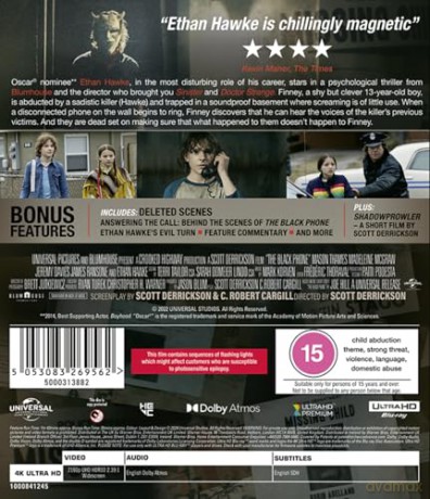 Black Phone (Czarny telefon) [Blu-Ray 4K]