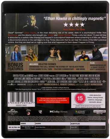 Black Phone (Czarny telefon) [Blu-Ray 4K]