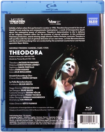 George Frideric Handel: Theodora [Blu-Ray]