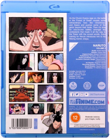 Naruto - Standard Edition Vol. 2 [4xBlu-Ray]