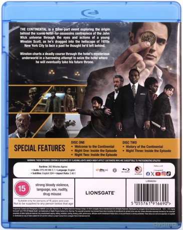 The Continental: From The World Of John Wick (Continental: W świecie Johna Wicka) [2xBlu-Ray]