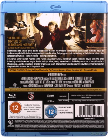 The Ferless Vampire Killers (Nieustraszeni pogromcy wampirów) [Blu-Ray]