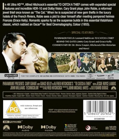 To Catch A Thief (Złodziej w hotelu) [Blu-Ray 4K]