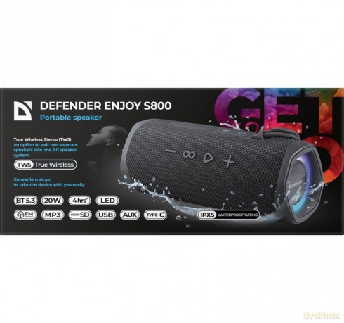Głośnik Bluetooth ENJOY S800 20W Czarny
