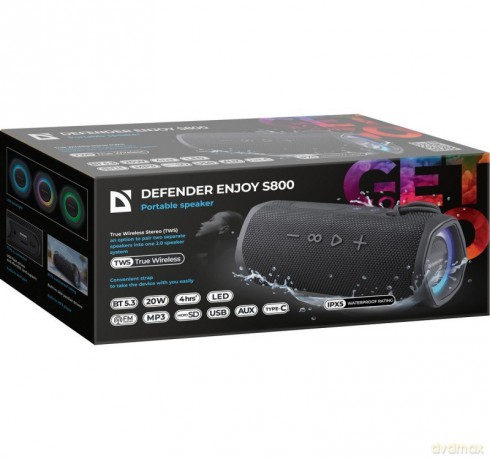 Głośnik Bluetooth ENJOY S800 20W Czarny
