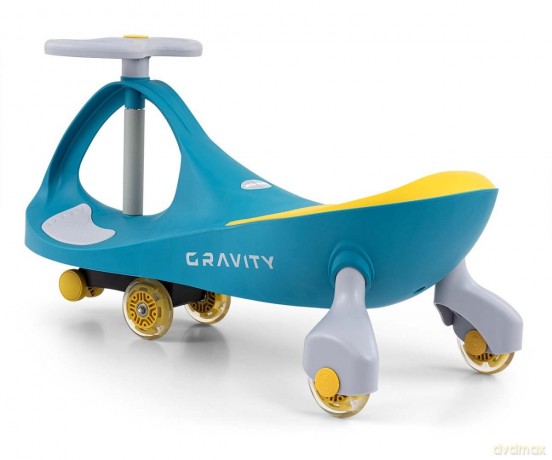 Jeździk grawitacyjny Gravity zielono-żółty