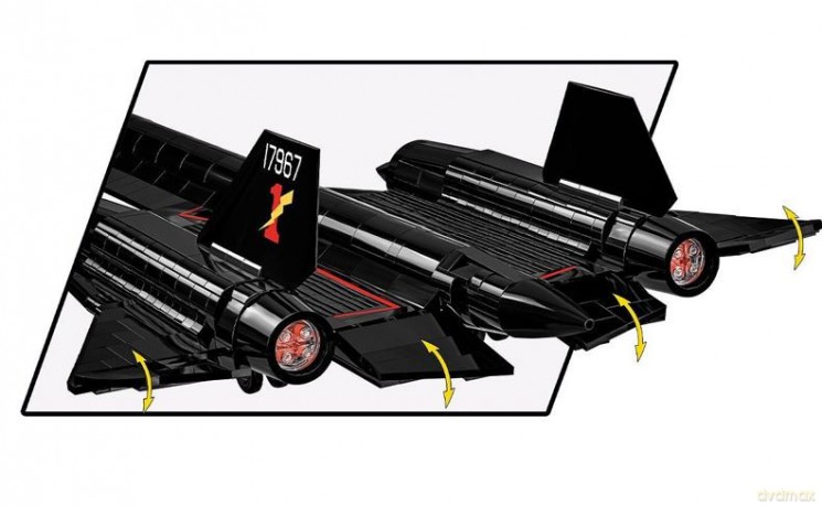 Klocki Samolot Lockheed SR-71 1374 elementów [KLOCKI]