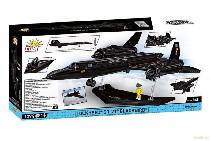 Klocki Samolot Lockheed SR-71 1374 elementów [KLOCKI]