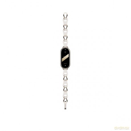 Opaska Smartband 8 Chain Strap White