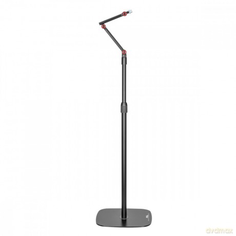 Stojak na mikrofon metalowy, MC-337 regulowana wysokość 626-1694 mm, 1 kg max [UCHWYT]