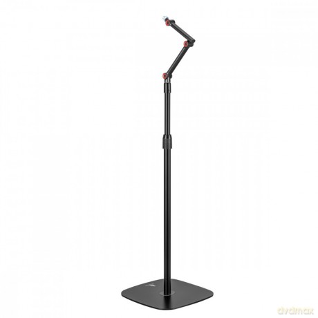 Stojak na mikrofon metalowy, MC-337 regulowana wysokość 626-1694 mm, 1 kg max [UCHWYT]